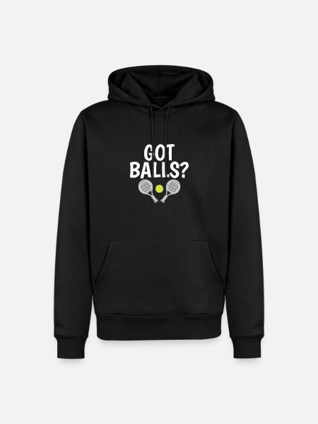Fun tennis - Men’s Premium Organic Hoodie - black