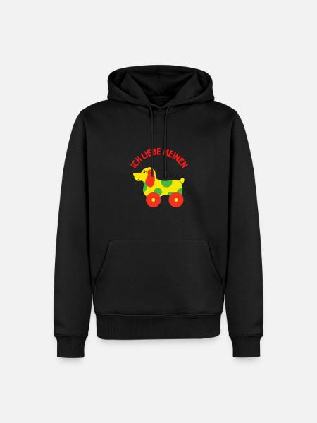 Lieblingshund Kinderspielzeug Kindergeburtstag - Männer Premium Bio Hoodie - Schwarz