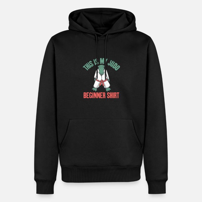 Judo Randori - Sweat à capuche Premium bio Homme - noir