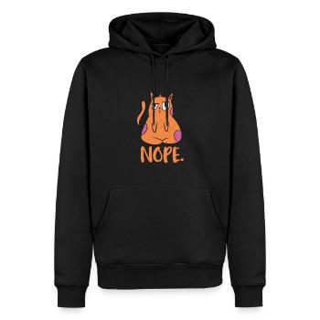 Nope Not Today Sleep Cat Für Katzenbesitzer Und - Männer Premium Bio Hoodie - Schwarz - Vorne - Nico (187cm)