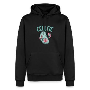 Cellfie Biologielehrer Wissenschaftsliebhaber - Männer Premium Bio Hoodie - Schwarz - Vorne - Nico (187cm)
