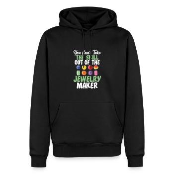 Dexterity of the jewelry manufacturer - Men’s Premium Organic Hoodie - black - Front - Nico (187cm)