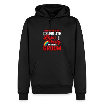 Feiern Sie Liebe Lgbtq Schwuler - Männer Premium Bio Hoodie - Schwarz - Vorne - Nico (187cm)