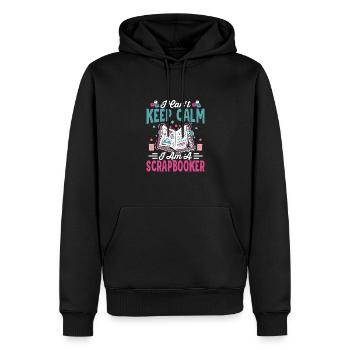 Ich Bin Ein Scrapbooker Scrapbooking Crafting - Männer Premium Bio Hoodie - Schwarz - Vorne - Nico (187cm)