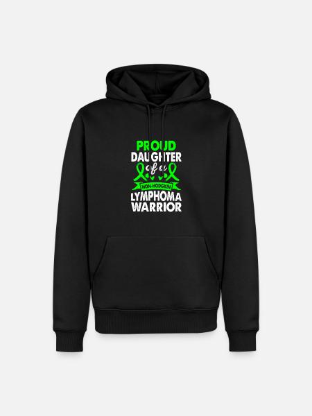 Fille de - Sweat à capuche Premium bio Homme - noir