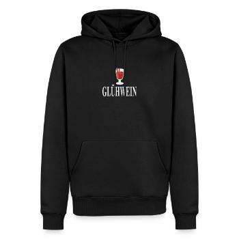 Glühwein Christmas Weihnachten Weihnachtsmarkt - Männer Premium Bio Hoodie - Schwarz - Vorne - Nico (187cm)