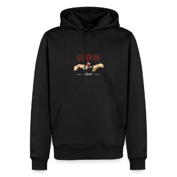 Glühwein Christmas Weihnachten Weihnachtsmarkt - Männer Premium Bio Hoodie - Schwarz - Vorne - Nico (187cm)