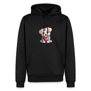 Yorkie Yorkshire Terrier Hundeliebhaber - Männer Premium Bio Hoodie - Schwarz - Vorne - Nico (187cm)