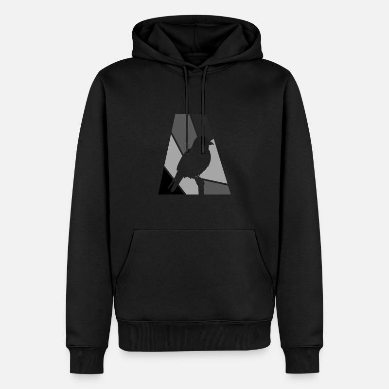 Perruche Peep Perruche - Sweat à capuche Premium bio Homme - noir