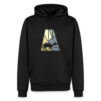 Cryptozoology Mythical Animal Mythical Creatures - Men’s Premium Organic Hoodie - black - Front - Nico (187cm)