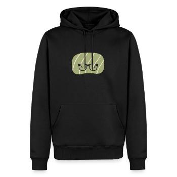 Leseratte Literatur - Männer Premium Bio Hoodie - Schwarz - Vorne - Nico (187cm)