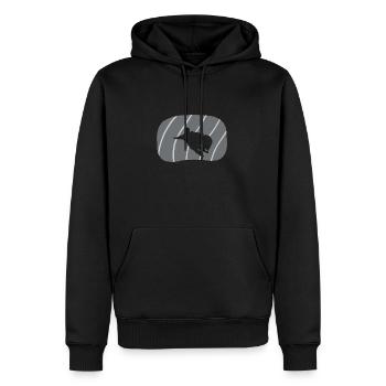 Accident de vol en wingsuit - Sweat à capuche Premium bio Homme - noir - Devant - Nico (187cm)