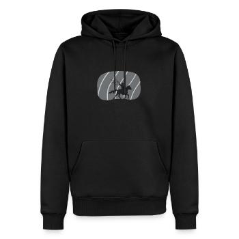 Cowboy Western Rider - Men’s Premium Organic Hoodie - black - Front - Nico (187cm)
