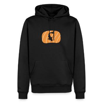 Koi Fisch - Männer Premium Bio Hoodie - Schwarz - Vorne - Nico (187cm)