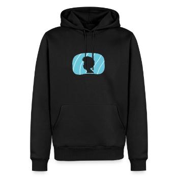 Soul Afro - Männer Premium Bio Hoodie - Schwarz - Vorne - Nico (187cm)