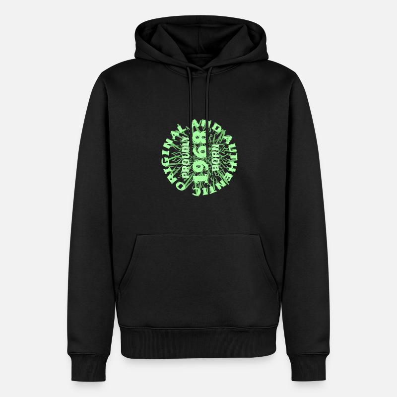 Passe-temps 1968 - Sweat à capuche Premium bio Homme - noir