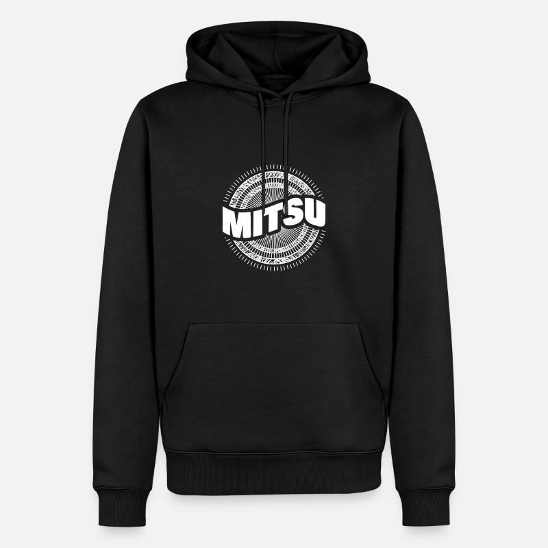 Geschenkidee Mitsu - Männer Premium Bio Hoodie - Schwarz