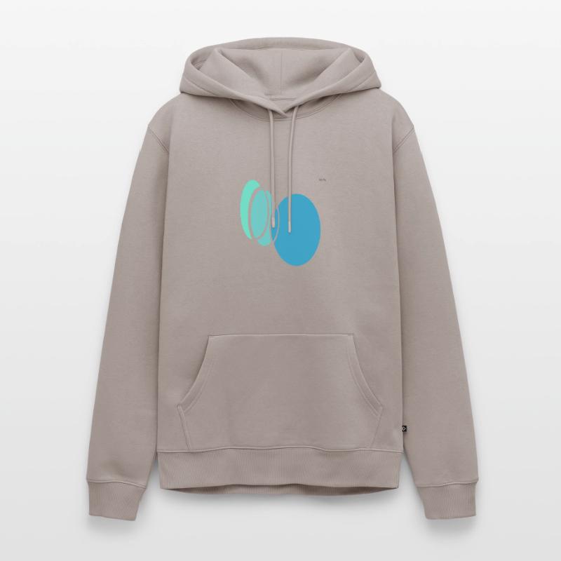 Circles - ellipses #3 - playing with geometry Men’s Premium Organic Hoodie