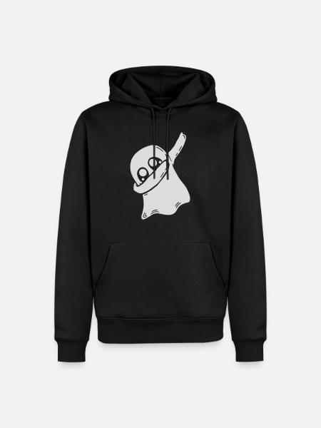 Cool Spirit Dabbing dab - Men’s Premium Organic Hoodie - black