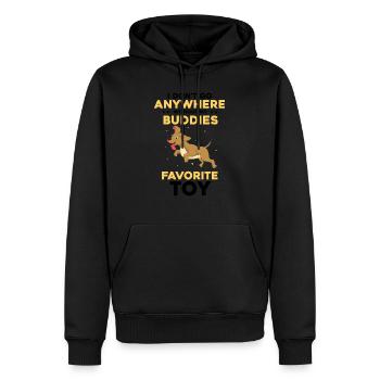 Sports nautiques pour chiens et sports nautiques pour chiens - Sweat à capuche Premium bio Homme - noir - Devant - Nico (187cm)