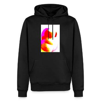 Knubbel dein Freund - Männer Premium Bio Hoodie - Schwarz - Vorne - Nico (187cm)