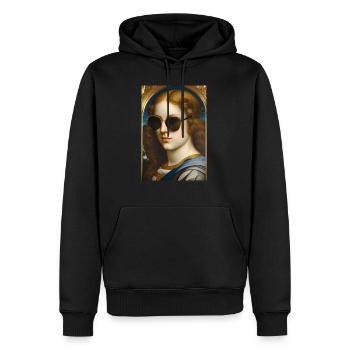 Renaissance sunglasses - Men’s Premium Organic Hoodie - black - Front - Nico (187cm)