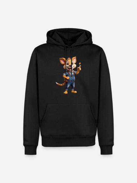 Animal mignon - Sweat à capuche Premium bio Homme - noir