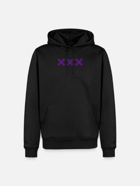 xxx - Amsterdam - Men’s Premium Organic Hoodie - black