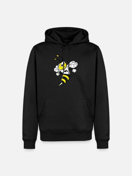 TeeBeeNo.1 - Logoshirt - Männer Premium Bio Hoodie - Schwarz