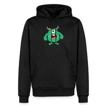 Monstaa Originaals Monster # 6 - Sweat à capuche Premium bio Homme - noir - Devant - Nico (187cm)