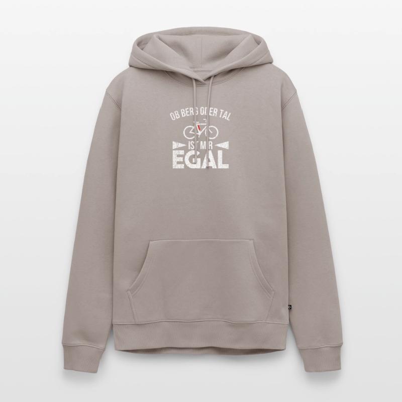 e-Bike Berg oder Tal Männer Premium Bio Hoodie
