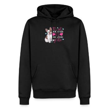 French Bulldog Frenchie Gift Femmes - Sweat à capuche Premium bio Homme - noir - Devant - Nico (187cm)