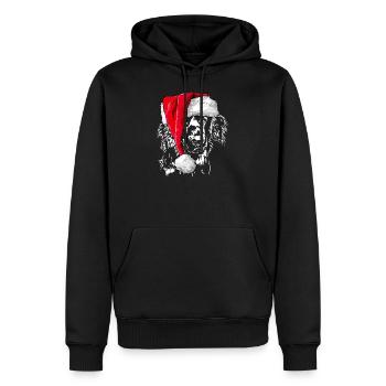 Santa HOVAWART Weihnachten Weihnachtshund Wilsigns - Männer Premium Bio Hoodie - Schwarz - Vorne - Nico (187cm)