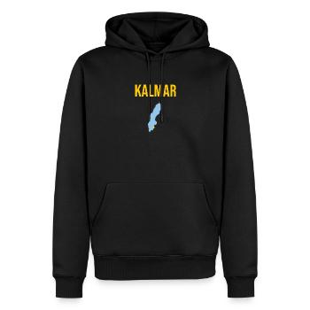 Schönes Kalmar T-Shirt kaufen - Männer Premium Bio Hoodie - Schwarz - Vorne - Nico (187cm)