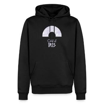 Child of Iris – Percy Jackson inspired design - Men’s Premium Organic Hoodie - black - Front - Nico (187cm)