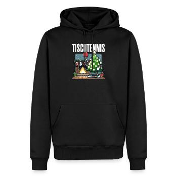 Ping Pong Arbre de Noël Costume Arbre de Noël Père Noël - Sweat à capuche Premium bio Homme - noir - Devant - Nico (187cm)