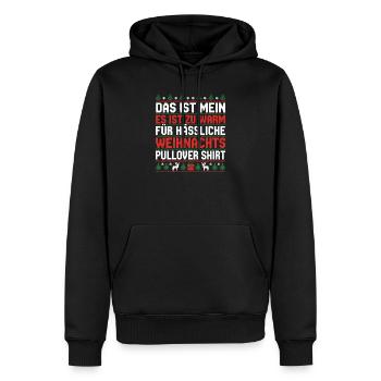 Weihnachten - Männer Premium Bio Hoodie - Schwarz - Vorne - Nico (187cm)