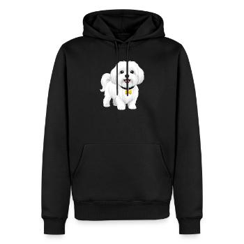 Malteser - Männer Premium Bio Hoodie - Schwarz - Vorne - Nico (187cm)