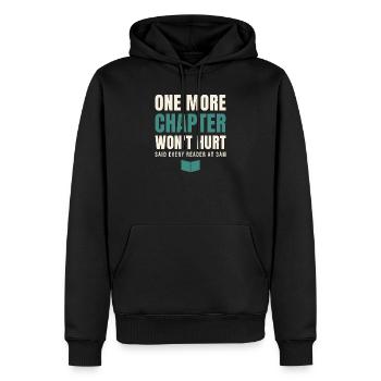 Un chapitre de plus ne fera pas de mal - Sweat à capuche Premium bio Homme - noir - Devant - Nico (187cm)