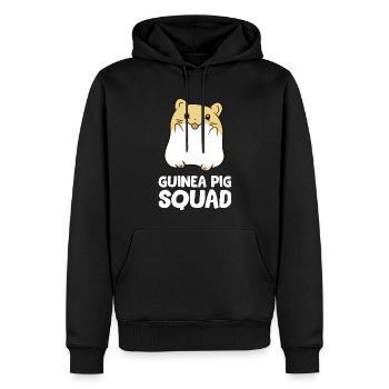 Cochons d'Inde - Guinea Pig Squad - Sweat à capuche Premium bio Homme - noir - Devant - Nico (187cm)