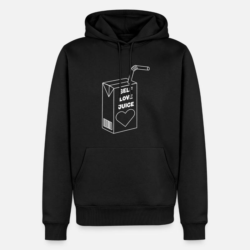 Selbst Liebe Saft - Männer Premium Bio Hoodie - Schwarz