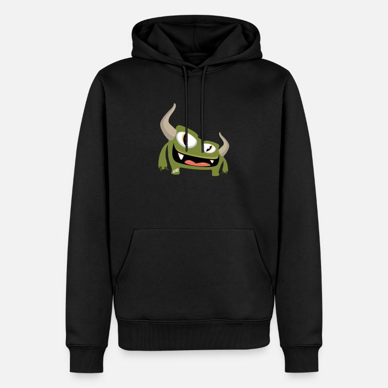 Monstaa Originaals Monster #18 - Sweat à capuche Premium bio Homme - noir