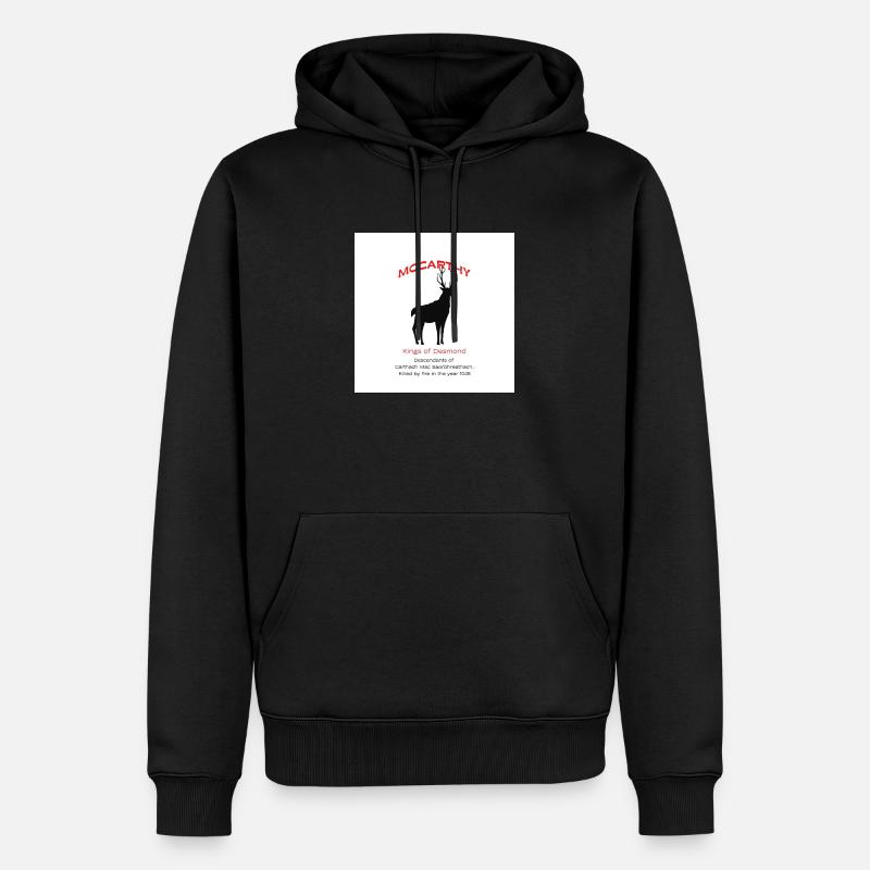 Maccarthydes - Männer Premium Bio Hoodie - Schwarz