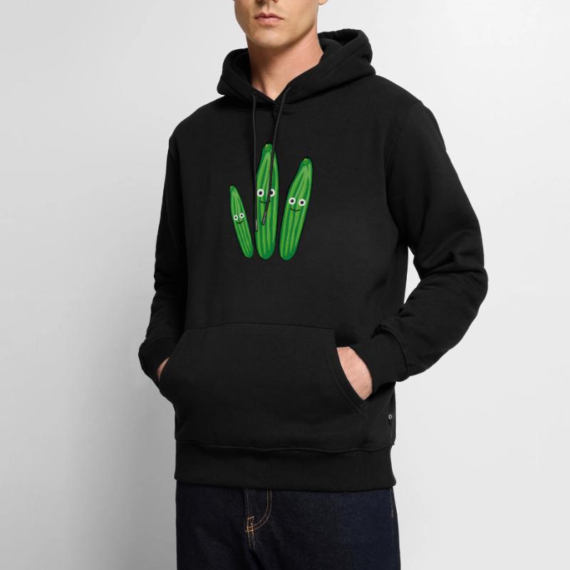 Famille du concombre,Concombre,Concombre,Concombre Sweat à capuche Premium bio Homme