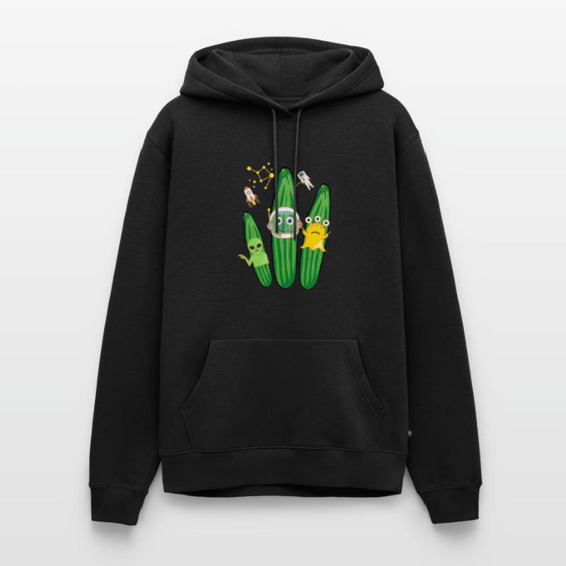 Trio de concombre,Concombre,Concombre,Concombre,Concombre,Concombre,Espace, Alien Sweat à capuche Premium bio Homme