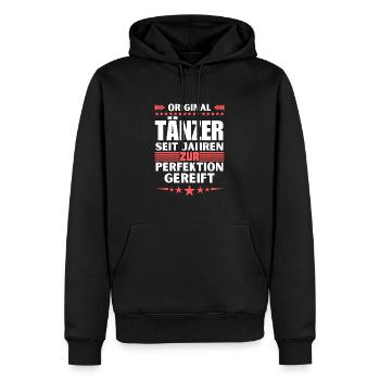 Dancers Matured to Perfection - Men’s Premium Organic Hoodie - black - Front - Nico (187cm)