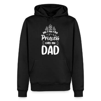 Birthday Queen Daughter Dad Shirt Daddy Of A - Men’s Premium Organic Hoodie - black - Front - Nico (187cm)