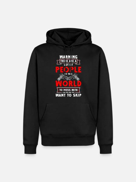 Pistol Ammunition Freedom - Men’s Premium Organic Hoodie - black
