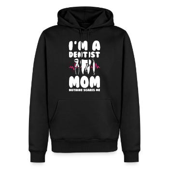 Dentist Mom - Männer Premium Bio Hoodie - Schwarz - Vorne - Nico (187cm)