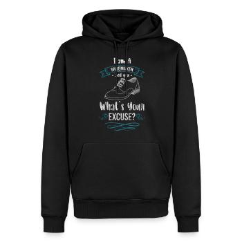 Handwerk Hobby Handwerkskunst - Männer Premium Bio Hoodie - Schwarz - Vorne - Nico (187cm)